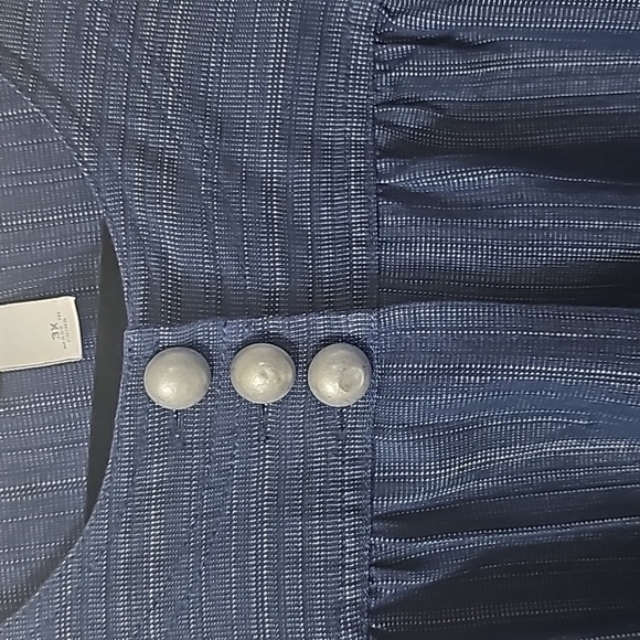 Navy Blue Blazer Business Casual Office Wear Elegant Wear - Picture 13 of 15